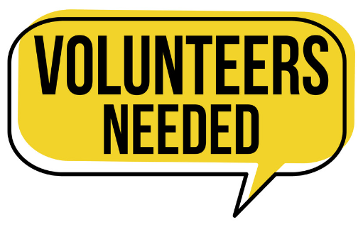 Volunteers Needed Volunteers Needed